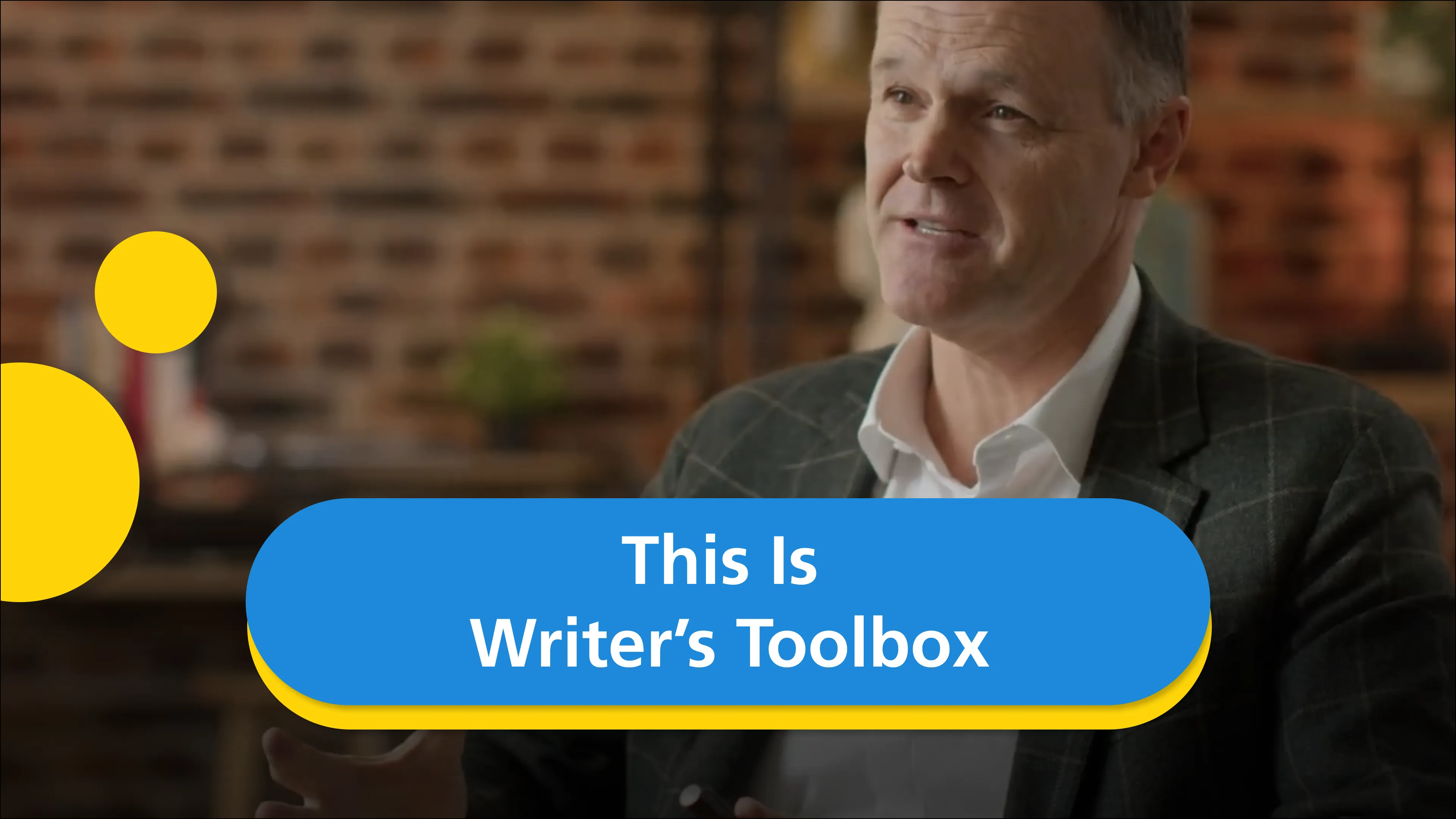 Dr Ian Hunter This is Writer's Toolbox