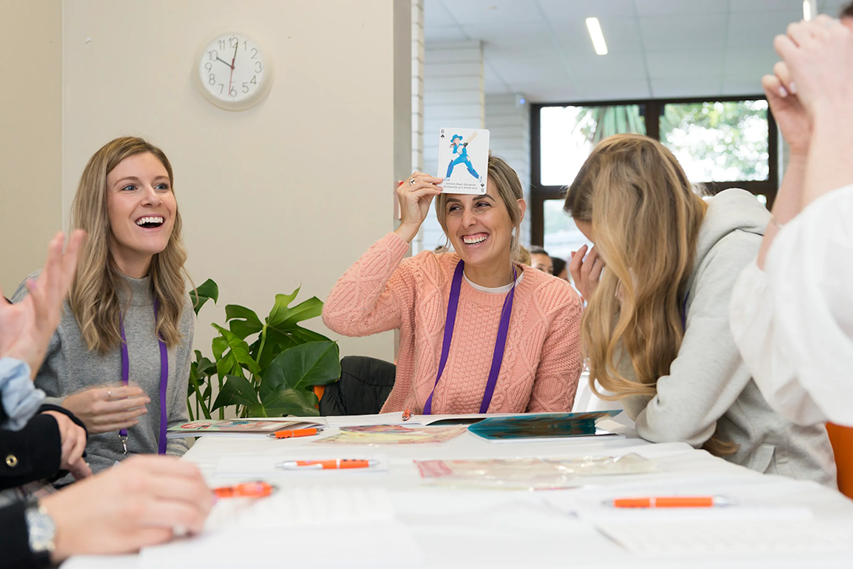 Teacher at Toolbox PD Event