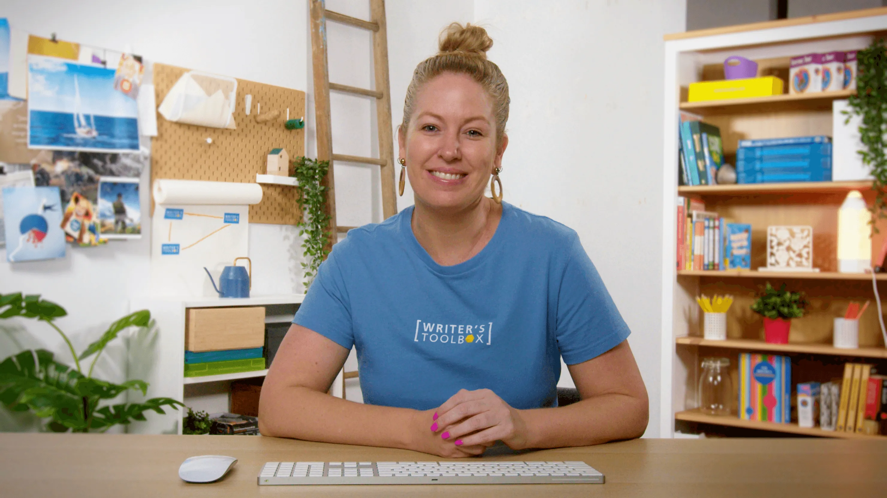 NAPLAN Preparedness Webinars with Tegan at Desk