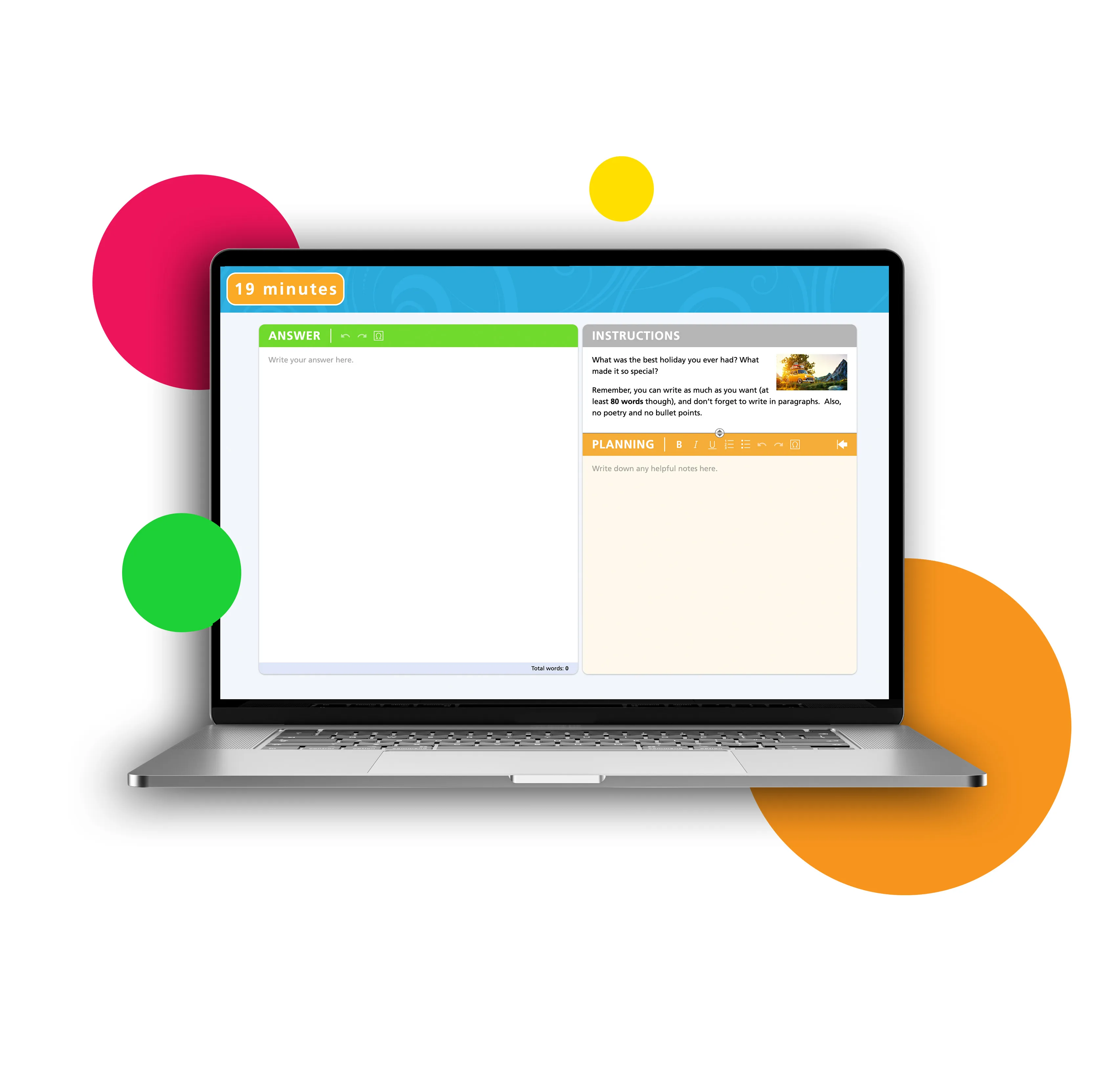 who can write student test csi